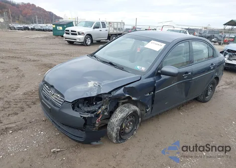 2010 Hyundai Accent Gls z USA, uszkodzony, nr VIN KMHCN4ACXAU527676